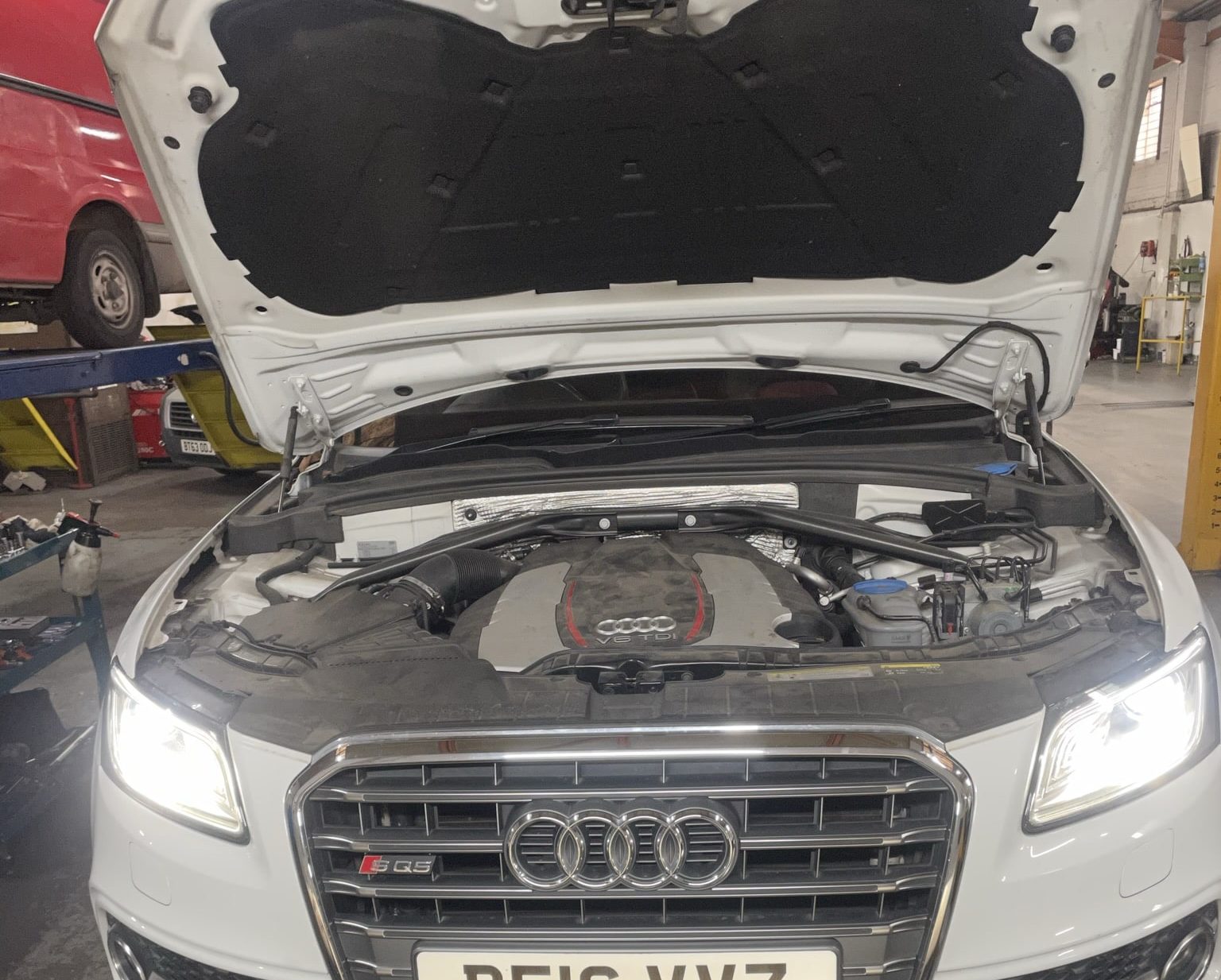 audi sq5 cold start issue