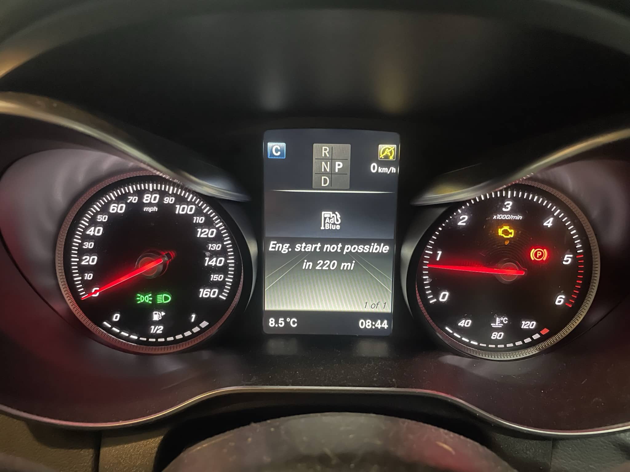 Mercedes Adblue System Error